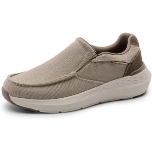 imageBruno Marc Mens Loafers Slipon Casual Walking Shoes Comfortable Canvas SneakersKhaki
