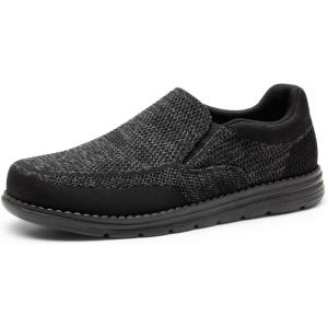 imageBruno Marc Mens Slipon Loafers Casual Lightweight Stretch ShoesBlack