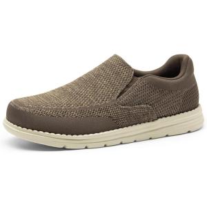 imageBruno Marc Mens Slipon Loafers Casual Lightweight Stretch ShoesSand