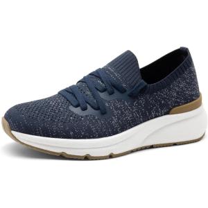 imageBruno Marc Mens Sneaker Casual Walking Shoes Cushioning Slip On Shoes Breathable Non Slip Lightweight Sneakers Comfortable Mesh Sports Shoes EZFlex BreezeStepepDark Blue