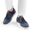 imageBruno Marc Mens KnitFlex SmartCraft Mesh Oxfords Sneakers Casual Dress LaceUp Lightweight Walking Shoes8navy