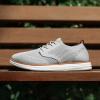 imageBruno Marc Mens KnitFlex SmartCraft Mesh Oxfords Sneakers Casual Dress LaceUp Lightweight Walking ShoesGrey