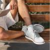 imageBruno Marc Mens KnitFlex SmartCraft Mesh Oxfords Sneakers Casual Dress LaceUp Lightweight Walking ShoesGrey