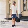 imageBruno Marc Mens KnitFlex SmartCraft Mesh Oxfords Sneakers Casual Dress LaceUp Lightweight Walking ShoesNavy