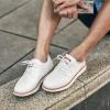 imageBruno Marc Mens KnitFlex SmartCraft Mesh Oxfords Sneakers Casual Dress LaceUp Lightweight Walking ShoesWhite