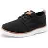 imageBruno Marc Boys Mesh Sneakers Oxfords Casual Dress LaceUp Lightweight Walking ShoesBlack