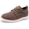 imageBruno Marc Boys Mesh Sneakers Oxfords Casual Dress LaceUp Lightweight Walking ShoesBrown