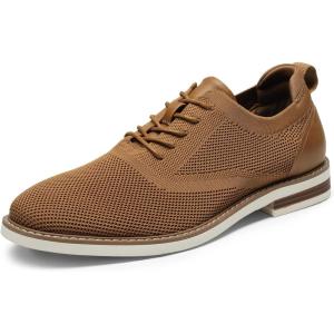 imageBruno Marc Mens Dress Oxfords Breathable Mesh ShoesBrown