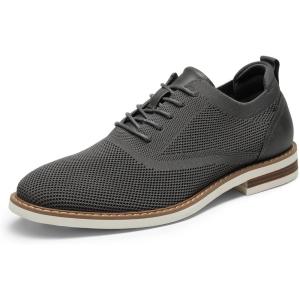 imageBruno Marc Mens Dress Oxfords Breathable Mesh ShoesGrey