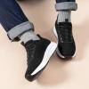 imageBruno Marc Mens Hands Free Slipon Walking Shoes Casual Breathable Comfortable Knit SneakerBlack