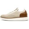 imageBruno Marc Mens MaxFlex Dress Sneakers Oxfords Casual Wingtip Brogue ShoesBeigeMesh