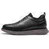 imageBruno Marc Mens MaxFlex Dress Sneakers Oxfords Casual Wingtip Brogue ShoesBlackCoffee