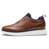 imageBruno Marc Mens MaxFlex Dress Sneakers Oxfords Casual Wingtip Brogue ShoesBrown