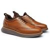 imageBruno Marc Mens MaxFlex Dress Sneakers Oxfords Casual Wingtip Brogue ShoesLight BrownCoffee