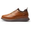 imageBruno Marc Mens MaxFlex Dress Sneakers Oxfords Casual Wingtip Brogue ShoesLight BrownCoffee