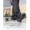 imageBruno Marc Mens Non Slip Work Shoes Walking Zapatos Trabajo Black ampamp Lightweight Food Service Chef Kitchen Restaurant Resistant SneakersBlack