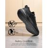 imageBruno Marc Mens Non Slip Work Shoes Walking Zapatos Trabajo Black ampamp Lightweight Food Service Chef Kitchen Restaurant Resistant SneakersBlack