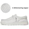 imageBruno Marc Womens Slipon Loafers Casual ShoesSliverShine