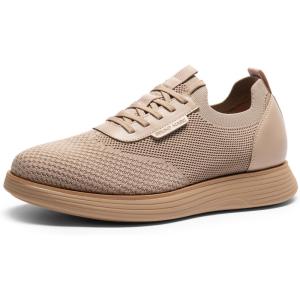 imageBruno Marc Mens MaxFlex Fashion Dress Sneakers Oxfords Classic Casual ShoesKhaki