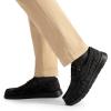 imageBruno Marc Mens Slipon Loafers Casual Boat ShoesCarbon Black