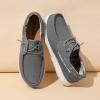 imageBruno Marc Mens Slipon Loafers Casual Boat ShoesDark Grey
