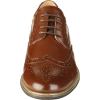 imageBruno Moda Italy Prince Mens Classic Modern Oxford Wingtip Lace Dress ShoesWingtip Dark Brown