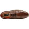 imageBruno Moda Italy Prince Mens Classic Modern Oxford Wingtip Lace Dress ShoesWingtip Dark Brown