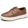 imageBruno Marc Boys Boat Shoes Slip on Loafers Dress Casual School ShoesBrown