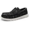 imageBruno Marc Mens Slipon Loafers Casual Boat ShoesBlackGrey