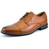 imageBruno Moda Italy Prince Mens Classic Modern Oxford Wingtip Lace Dress ShoesBrown