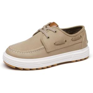imageBruno Marc Boys Boat Shoes Slip on Loafers Dress Casual School ShoesTan