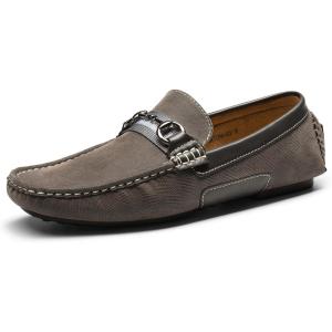 imageBruno Marc Mens Driving Penny Loafers Casual Slip on Moccasins Shoes3Grey
