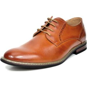 imageBruno Marc Mens Leather Lined Dress Oxfords ShoesBrown