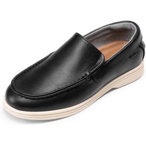 imageDREAM PAIRS Boys Dress Shoes SlipOn Loafers Casual Flat Shoes ToddlerLittle KidBig KidBlack