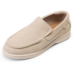 imageDREAM PAIRS Boys Dress Shoes SlipOn Loafers Casual Flat Shoes ToddlerLittle KidBig KidKhaki