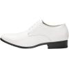 imageBruno Marc Mens Faux Patent Leather Tuxedo Dress Shoes Classic Laceup Formal OxfordWhite