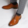 imageBruno Marc Mens Lace Up Soft CapToe Formal Dress ShoesBrown