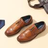 imageBruno Marc Mens Lace Up Soft CapToe Formal Dress ShoesBrownwingtip
