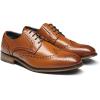 imageBruno Marc Mens Lace Up Soft CapToe Formal Dress ShoesBrownwingtip