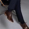 imageBruno Marc Mens Lace Up Soft CapToe Formal Dress ShoesDark Brown