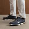 imageBruno Marc Mens Plain Toe Oxford Shoes Business Formal Derby Dress Sneakers Crossflex GentEdgeBlue