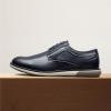 imageBruno Marc Mens Plain Toe Oxford Shoes Business Formal Derby Dress Sneakers Crossflex GentEdgeBlue