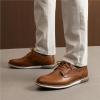 imageBruno Marc Mens Plain Toe Oxford Shoes Business Formal Derby Dress Sneakers Crossflex GentEdgeBrown