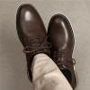 imageBruno Marc Mens Plain Toe Oxford Shoes Business Formal Derby Dress Sneakers Crossflex GentEdgeDark Brown