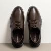 imageBruno Marc Mens Plain Toe Oxford Shoes Business Formal Derby Dress Sneakers Crossflex GentEdgeDark Brown