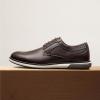 imageBruno Marc Mens Plain Toe Oxford Shoes Business Formal Derby Dress Sneakers Crossflex GentEdgeDark Brown
