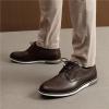 imageBruno Marc Mens Plain Toe Oxford Shoes Business Formal Derby Dress Sneakers Crossflex GentEdgeDark Brown