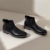 imageBruno Marc Mens Suede Leather Chelsea Ankle Boots1black