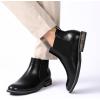 imageBruno Marc Mens Suede Leather Chelsea Ankle Boots1black