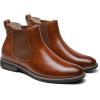 imageBruno Marc Mens Suede Leather Chelsea Ankle Boots1brown